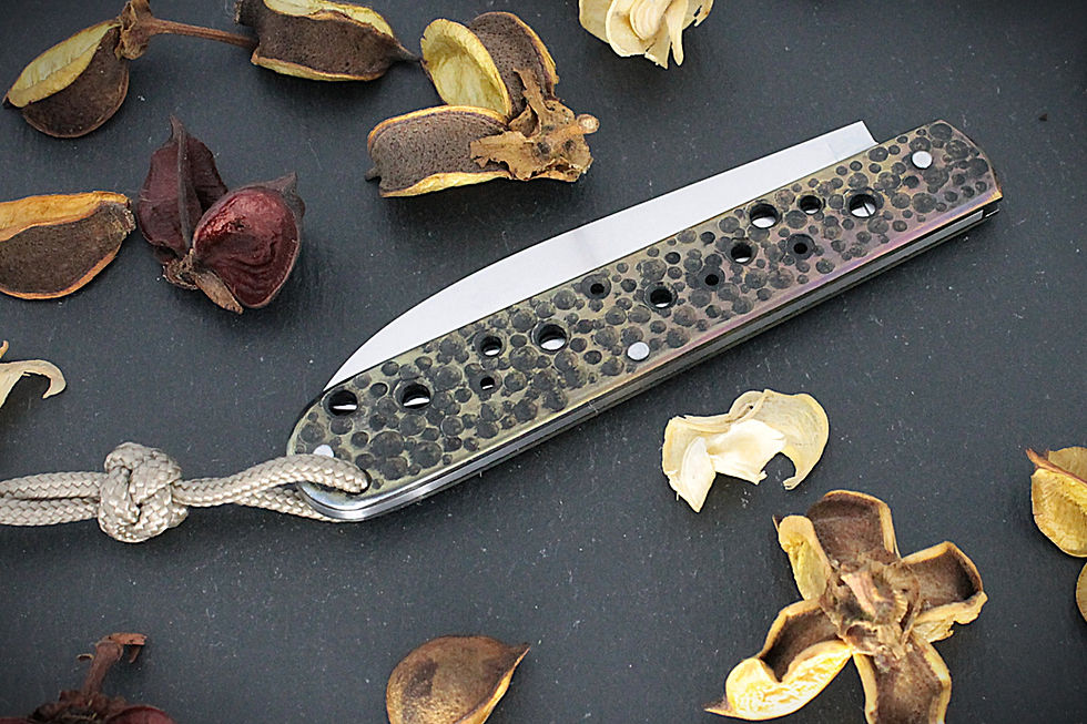 Miniature : Canif lune patiné