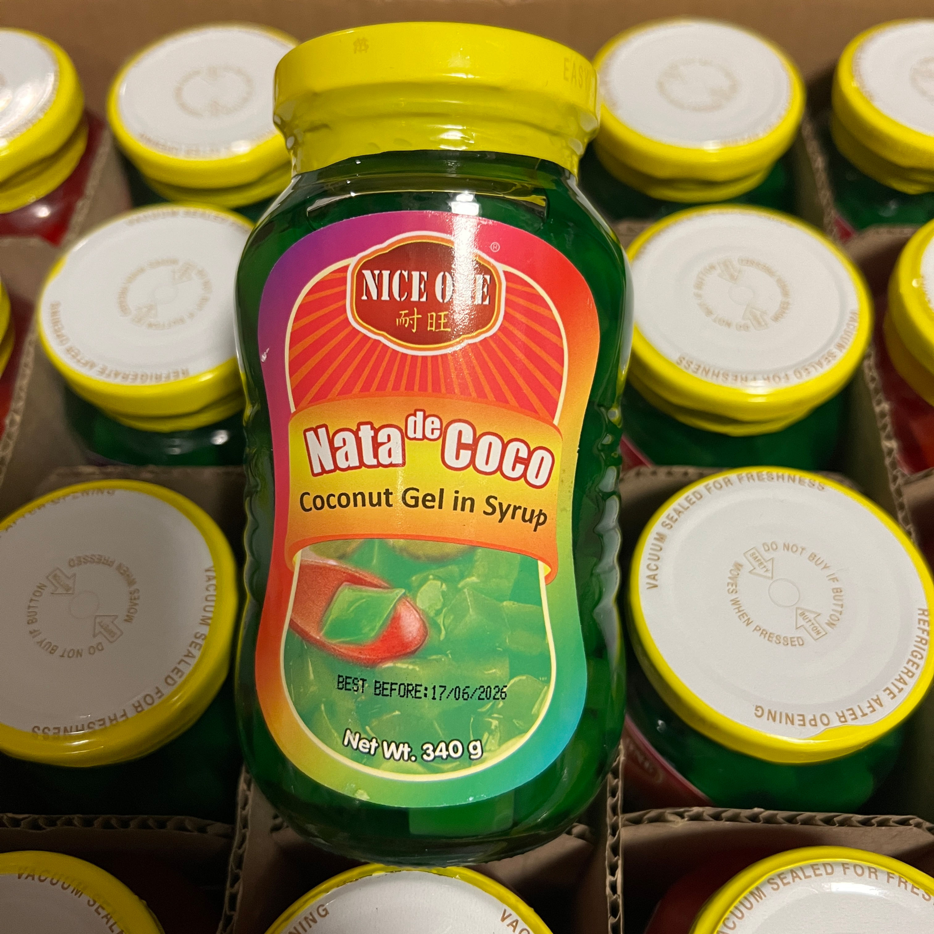 Nice One Nata de Coco Green 340g (Expiry 17.06.26)