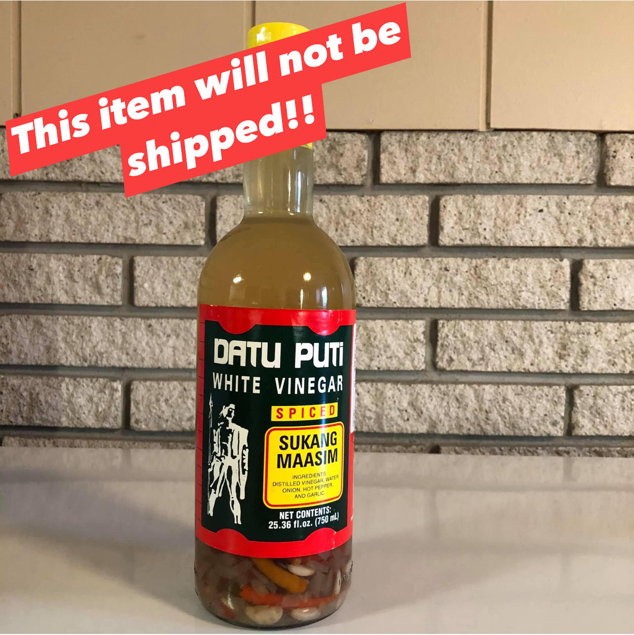 Datu Puti Vinegar - Spiced 750ml (Expiry 31.12.26