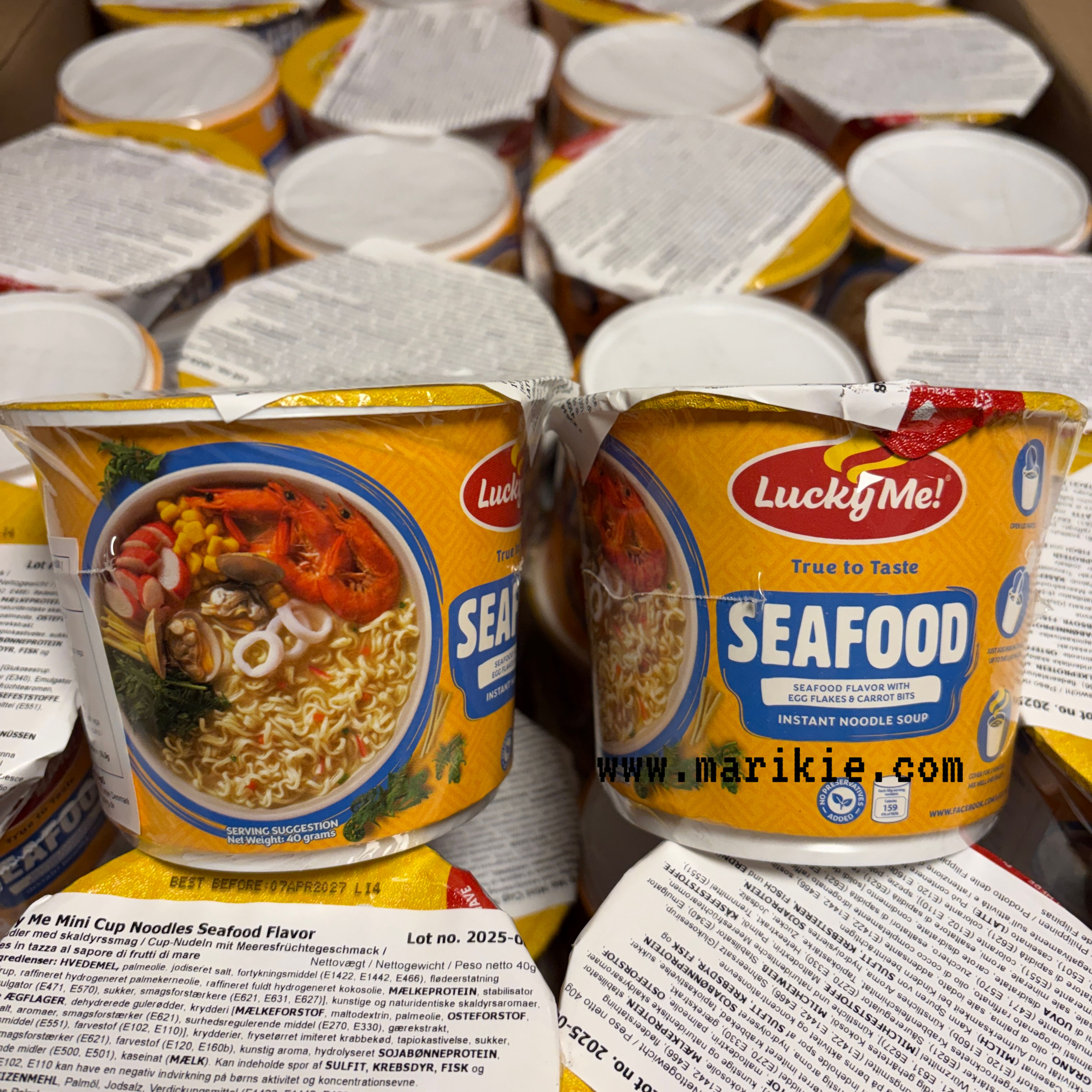Lucky Me Go Cup Seafood 40g (Expiry 07.04.27)