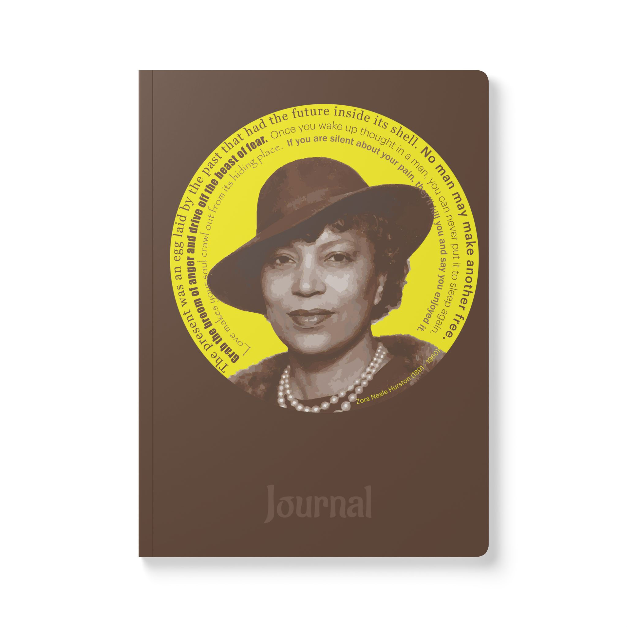 Zora Neale Hurston — Softcover Inspirational Notebook/Journal