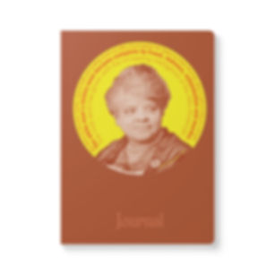 Ida Bell Wells-Barnett (elder) — Softcover Inspirational Notebook/Journal