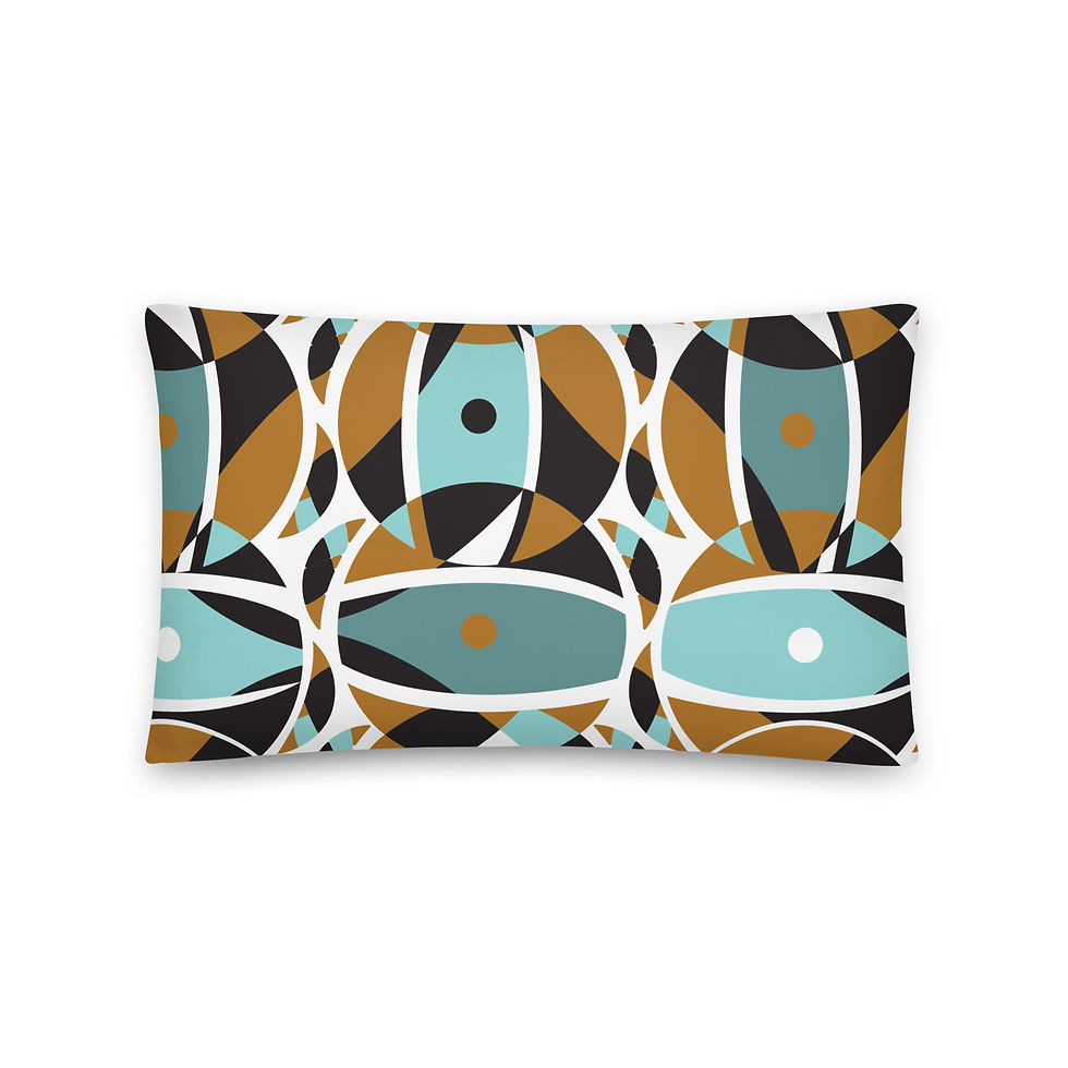 Thumbnail: Geometric Abstract Pillow