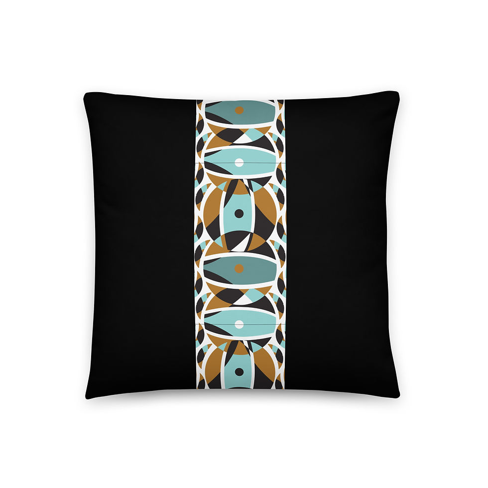 Thumbnail: Geometric Abstract Pillow