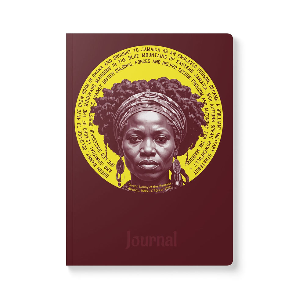 Thumbnail: Queen Nanny of the Maroons — Softcover Inspirational Notebook/Journal