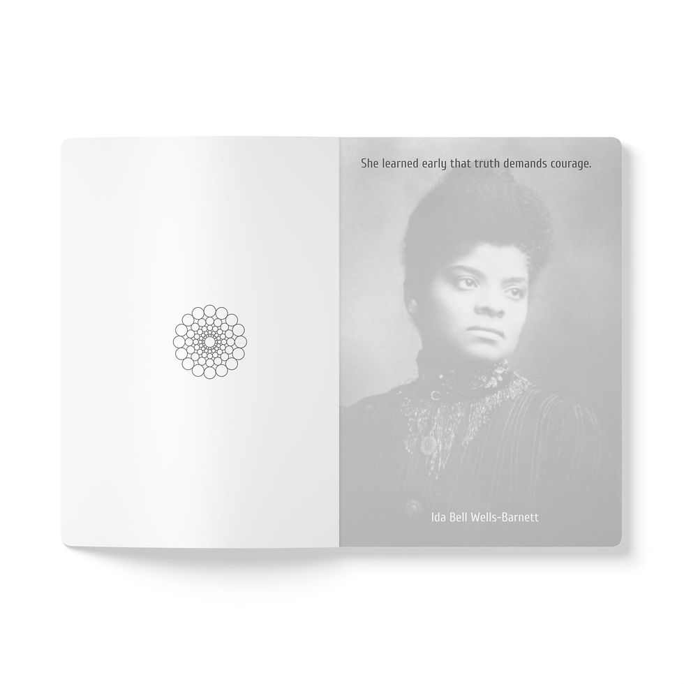 Thumbnail: Ida Bell Wells-Barnett (younger) — Softcover Inspirational Notebook/Journal