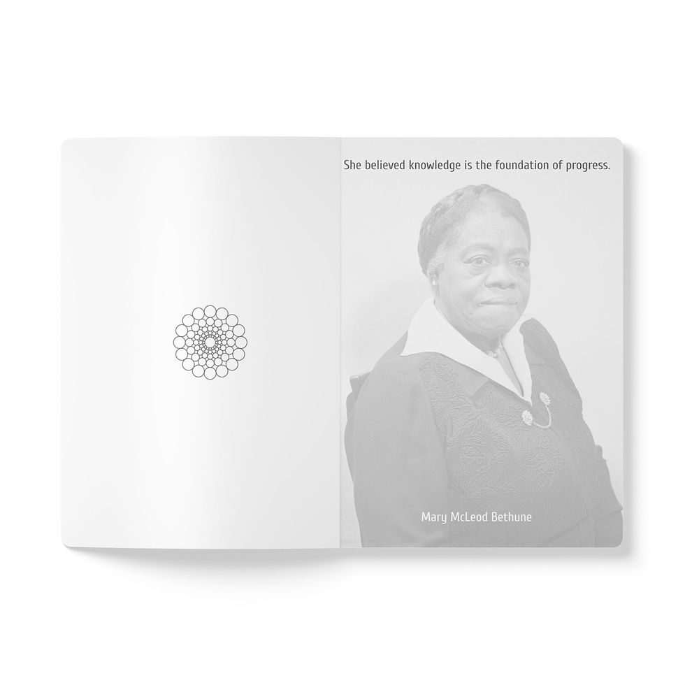 Thumbnail: Mary Bethune McCloud — Softcover Inspirational Notebook/Journal