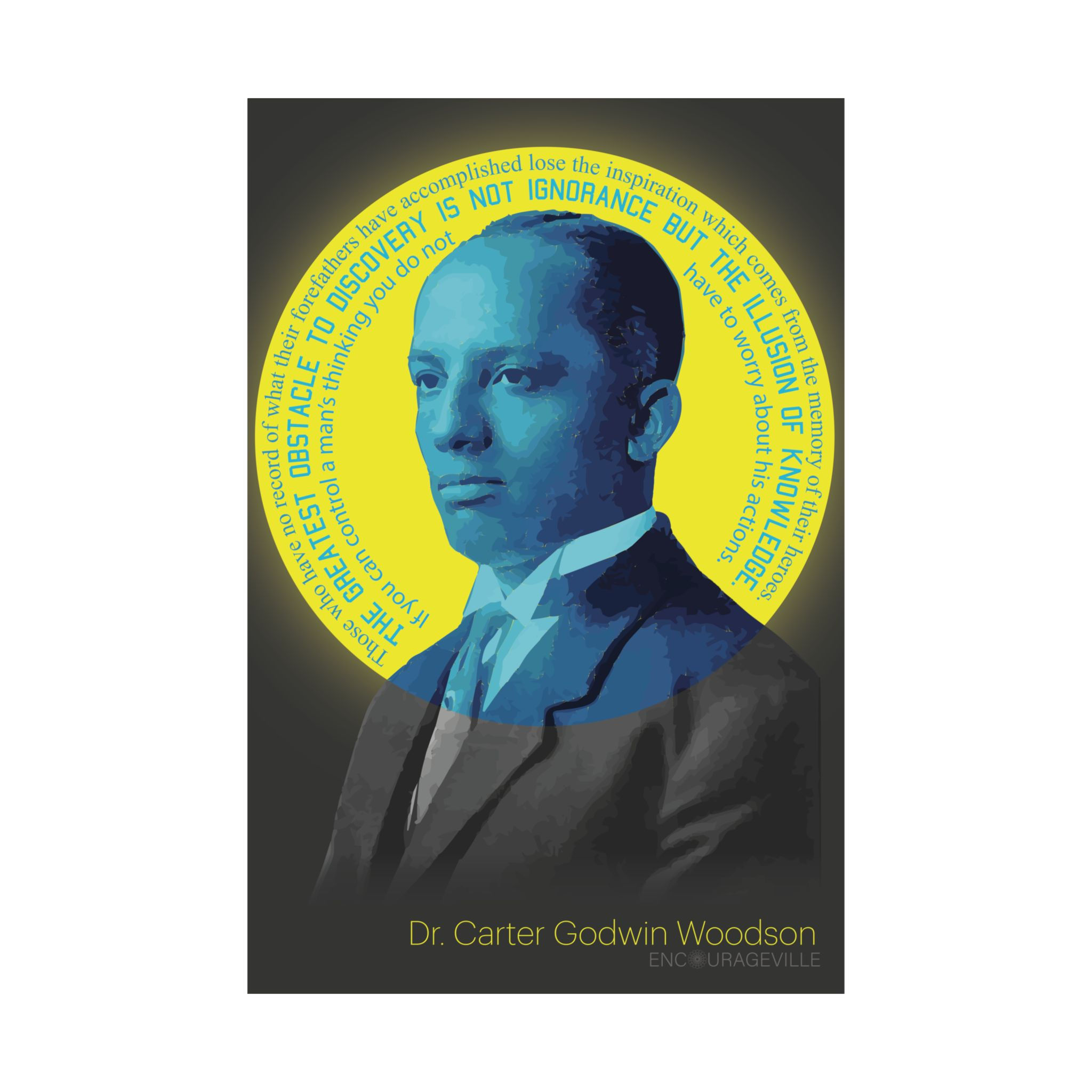 Carter G Woodson (younger) - Matte Vertical Posters