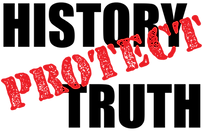 Protect History & Truth Protest Signage