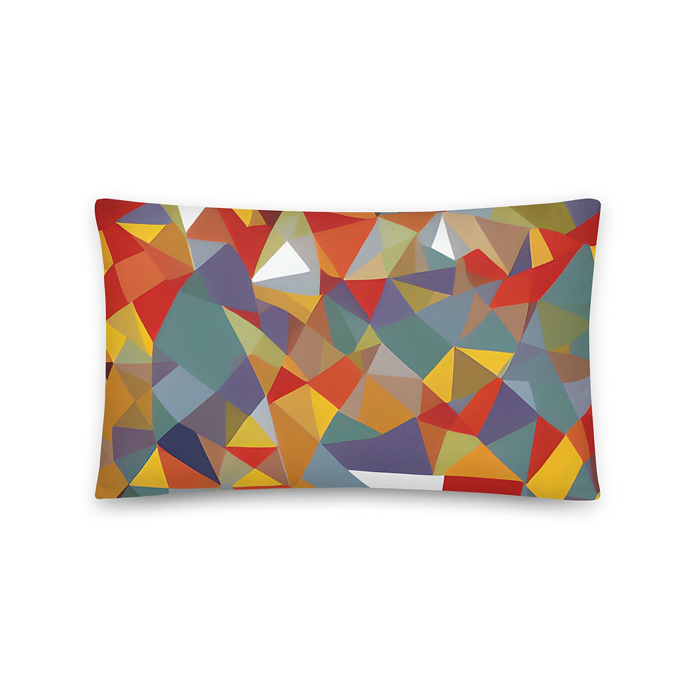 Thumbnail: Mosaic Rhythm Throw Pillow
