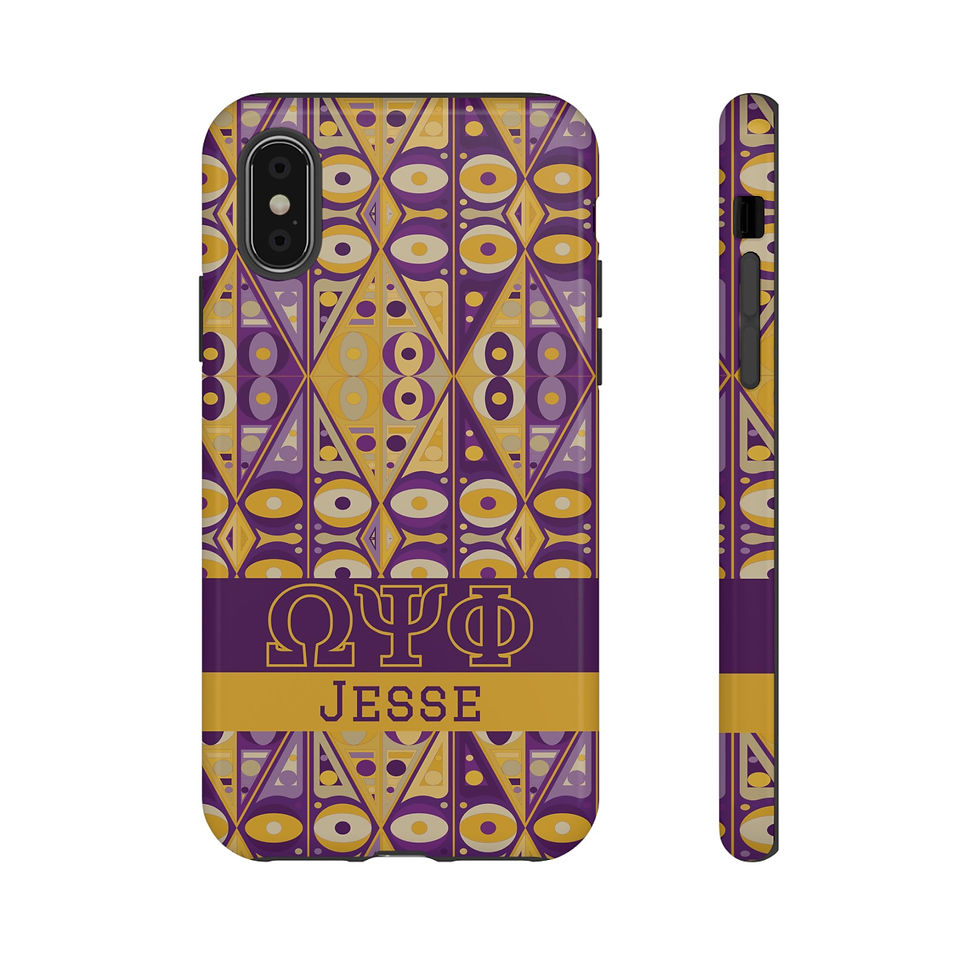 Thumbnail: Omega Psi Phi Geometric Phone Case