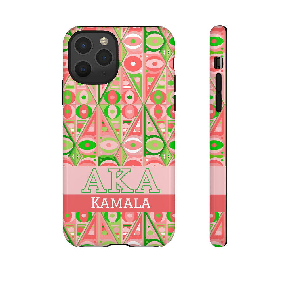 Thumbnail: Alpha Kappa Alpha Geometric Phone Case