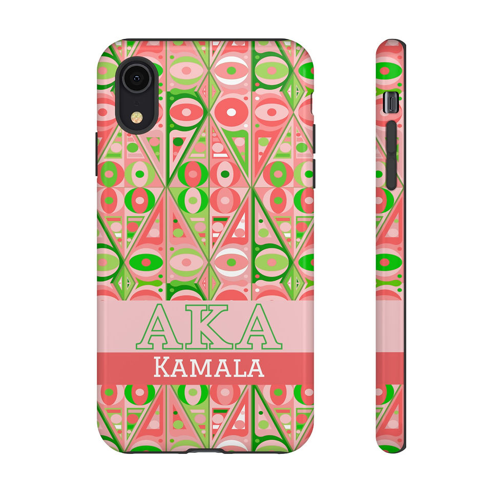 Thumbnail: Alpha Kappa Alpha Geometric Phone Case