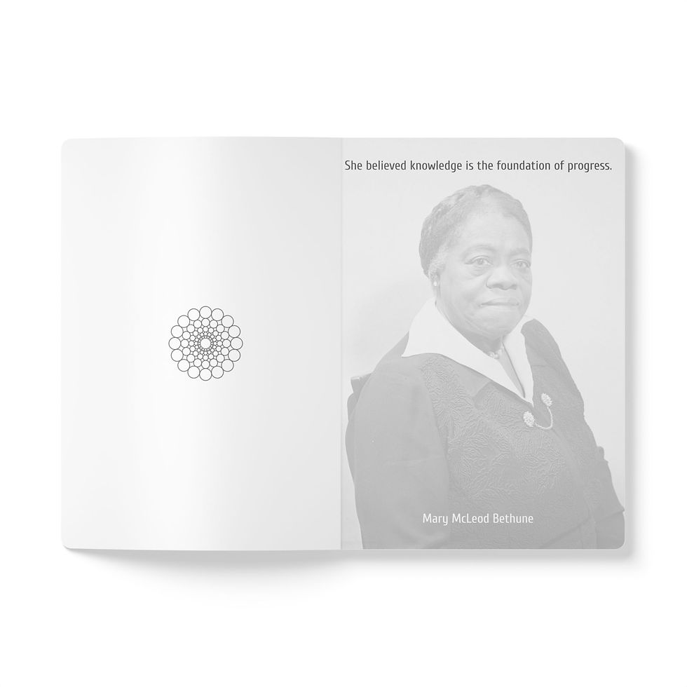 Thumbnail: Mary Bethune McCloud — Softcover Inspirational Notebook/Journal