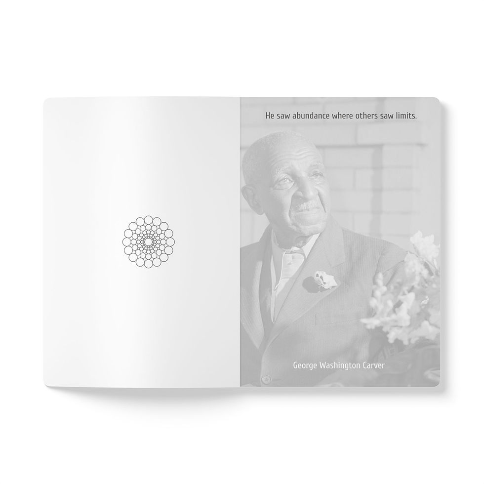 Thumbnail: George Washington Carver — Softcover Inspirational Notebook/Journal