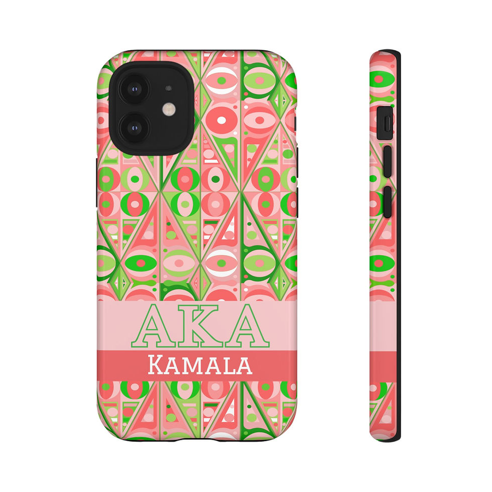 Thumbnail: Alpha Kappa Alpha Geometric Phone Case