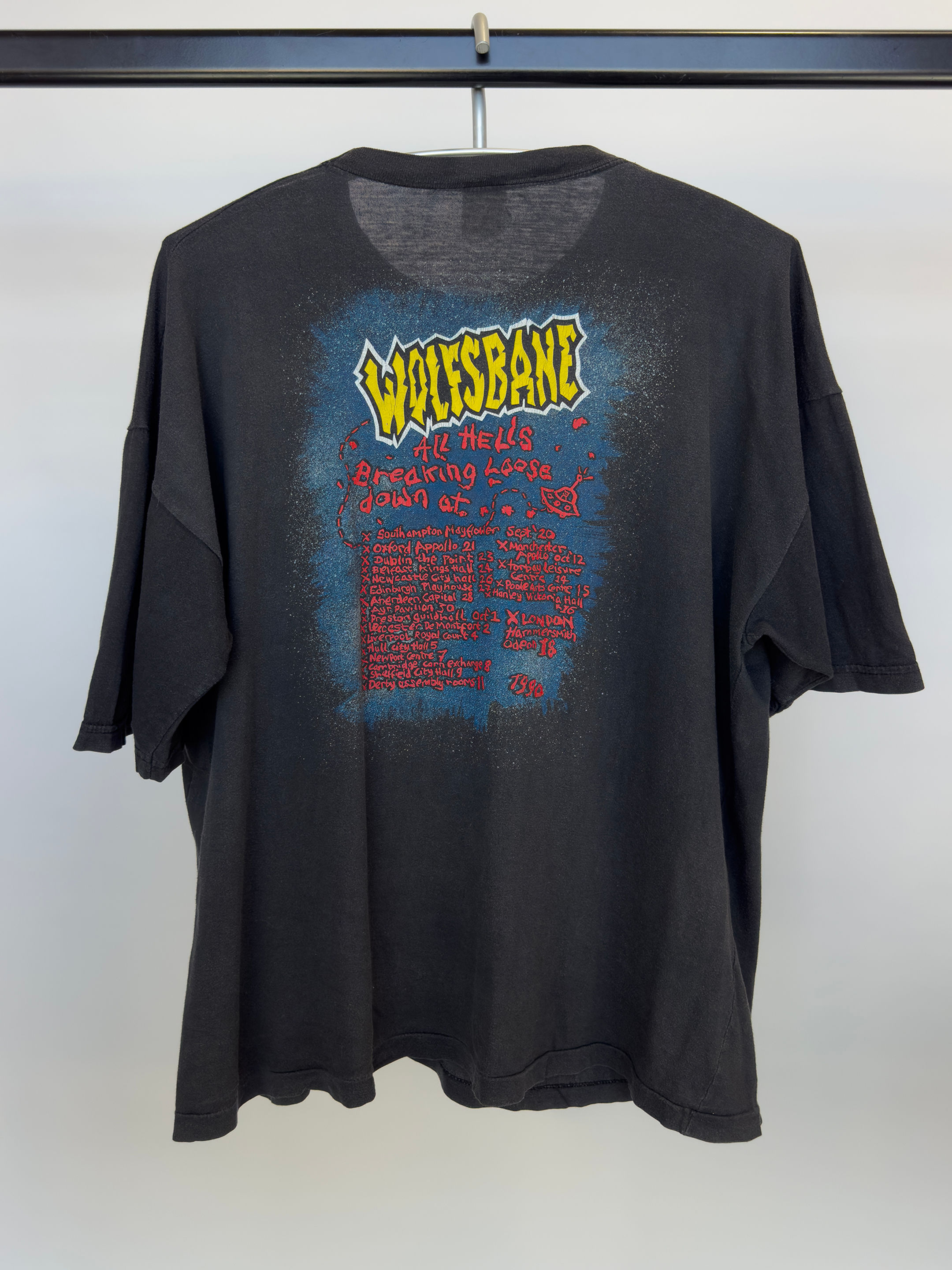 1990 WOLFSBANE TOUR T-SHIRT