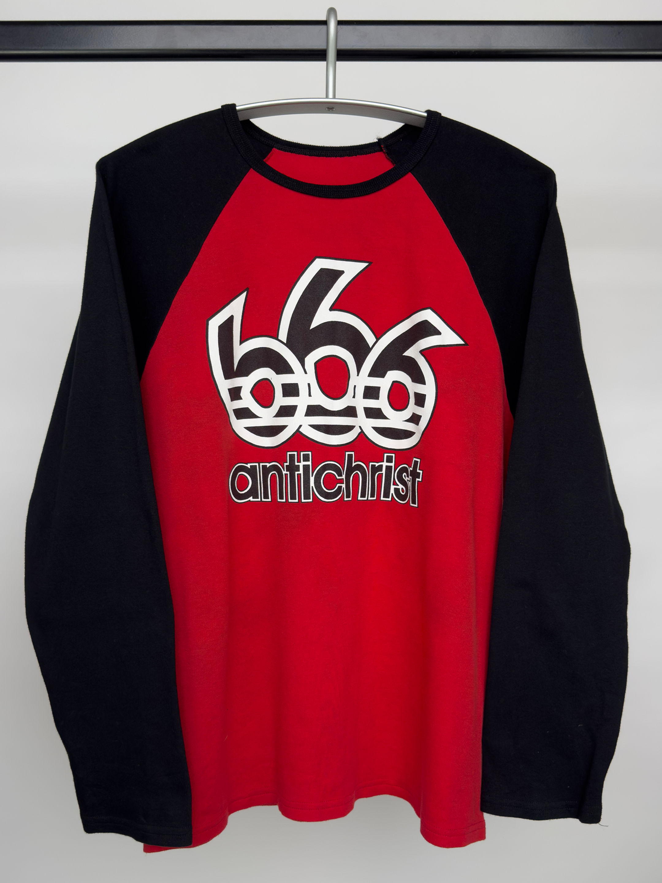 2000s REDNEK BY TOXICO ANTICHRIST RAGLAN LONG-SLEEVE T-SHIRT