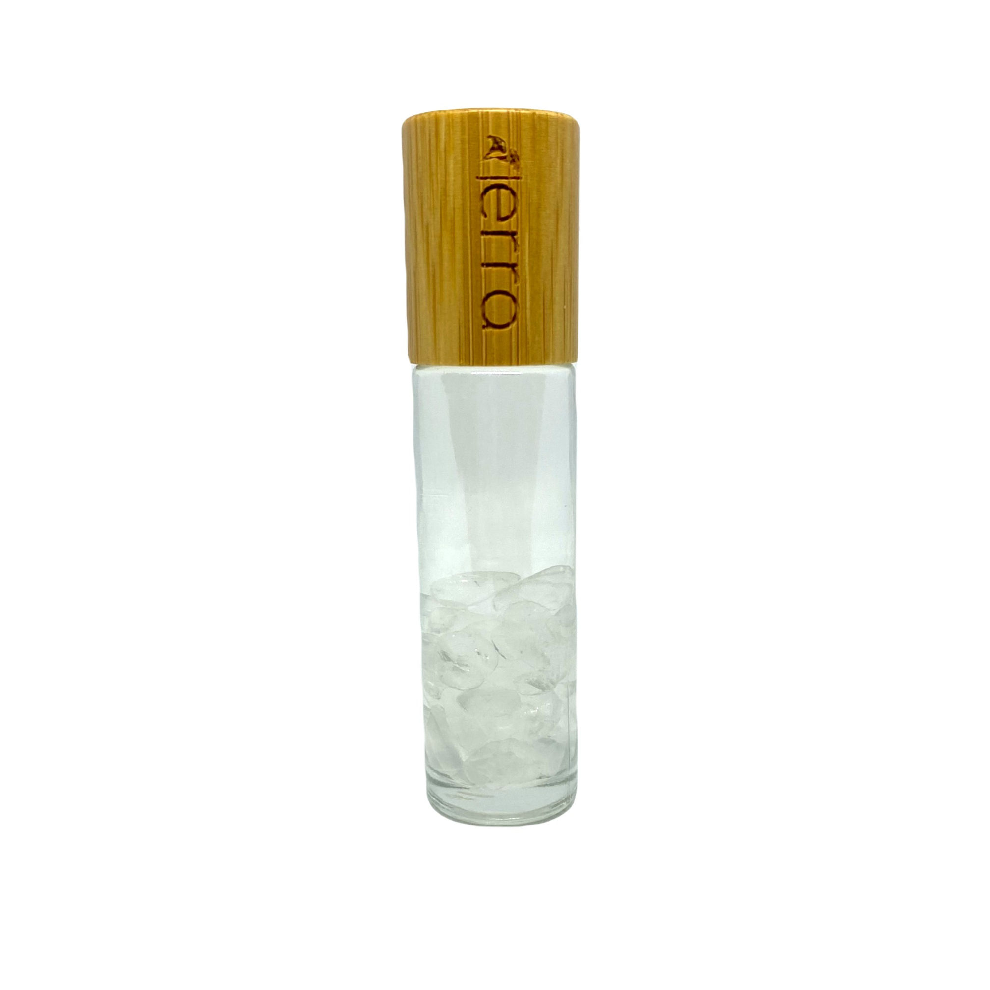 clear quartz crystal roller