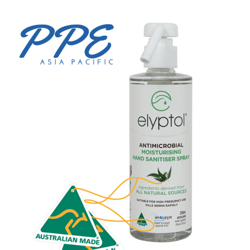 Hand Sanitizer Spray Elyptol Antimicrobial 250ml PPE Asia Pacific