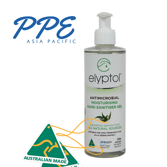 Hand Sanitizer Gel Elyptol Antimicrobial 250ml PPE Asia Pacific