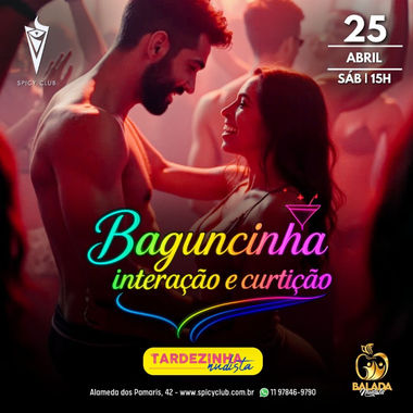 Tardezinha Nudista • Baguncinha • Sábado, 25 de Abril