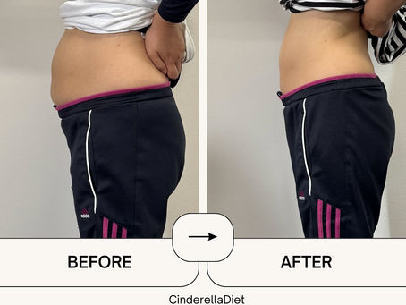 【1ヶ月経過Before After】3ヶ月コースのお客様の比較画像になります️1ヶ月で、体重・・・-6.9kg。