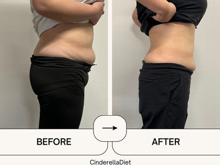 【3ヶ月経過Before After】6ヶ月コースのお客様の比較画像になります️3ヶ月で、体重・・・-12kg。