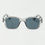 Thumbnail: Chunky Square Sunglasses in Crystal Grey
