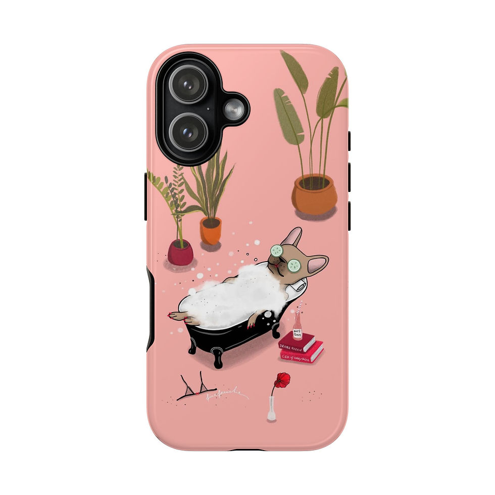 Thumbnail: "Too relaxed to care" Phone Case