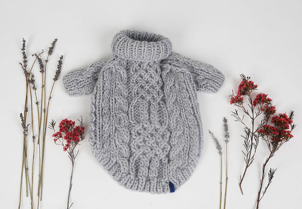 Knitted Sweater Ash Grey