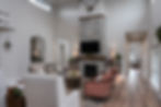 new construction home living room for assisted living