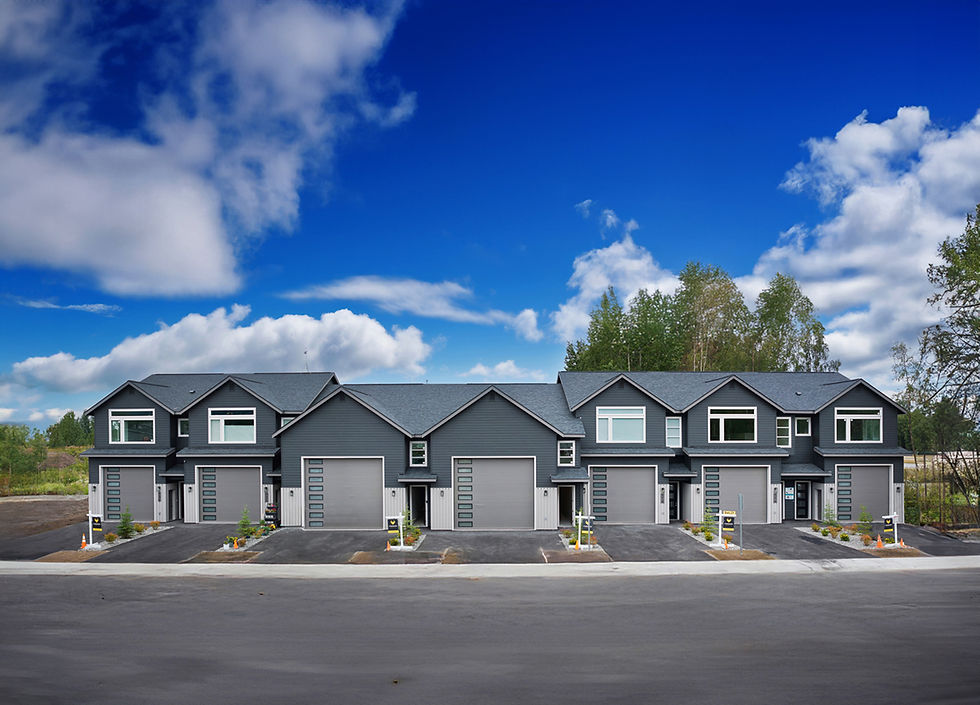 Exterior summer photo of Base Camp Garages in Anchorage Alaska