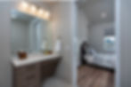 new construction bathroom for assisted living