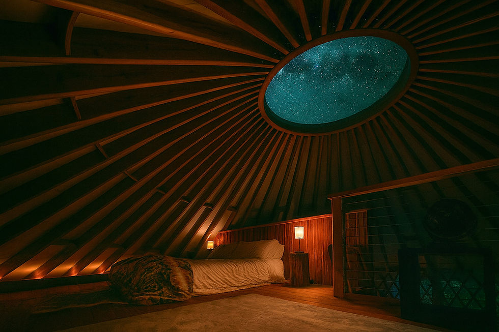 Experiencing the Unique Charm of Staying in a Yurt at Columbia Gorge Getaways