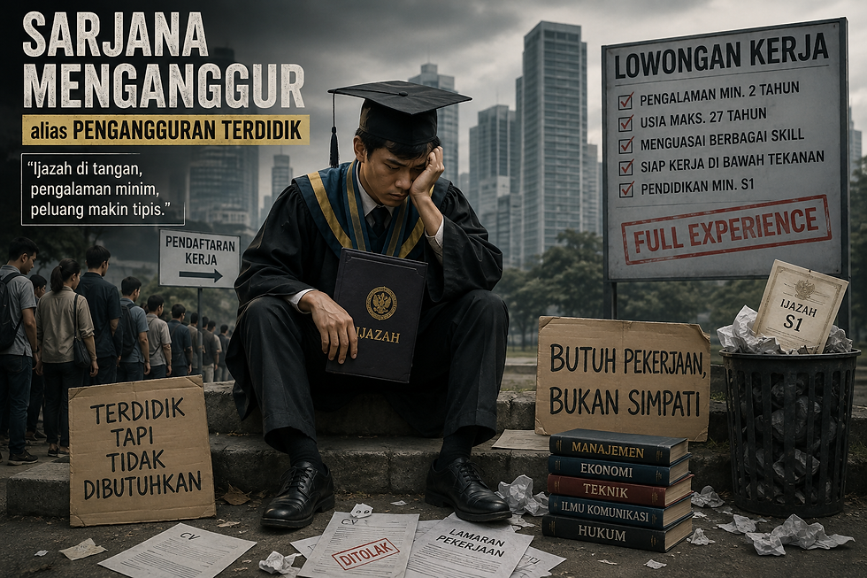 Sarjana Menganggur: Ketika Ijazah Tidak Lagi Menjamin Masa Depan