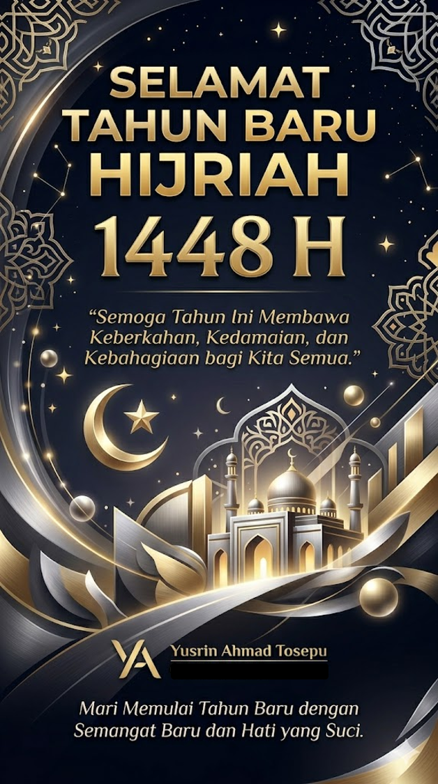 HAPPY ISLAMIC NEW YEAR 1448 H