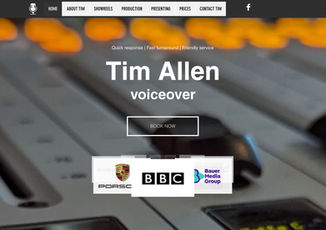 Tim Allen's production and voiceover website.