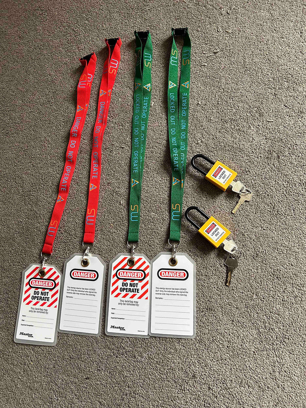 Lock Out Tags and Padlocks - Pack 2