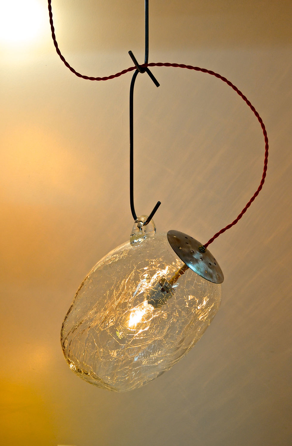 Bulle de verre Craquelé