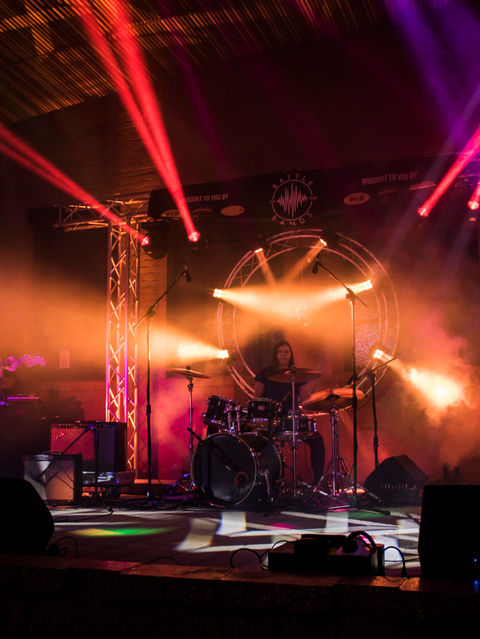 Stage Lighting design for live band with sound and lighting rental by ShowMasters in Phoenix AZ