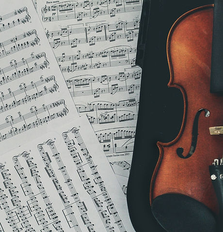 Violine mit Noten