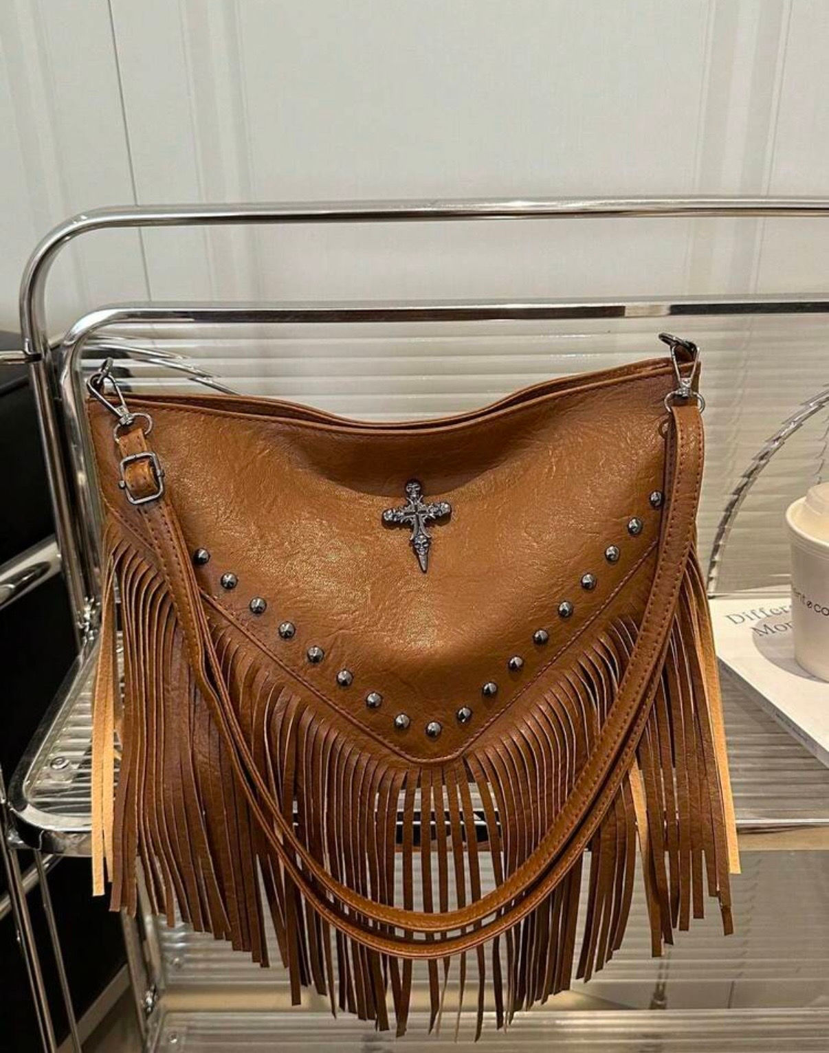 BOLSO CROSSBODY FLECOS & CRUZ