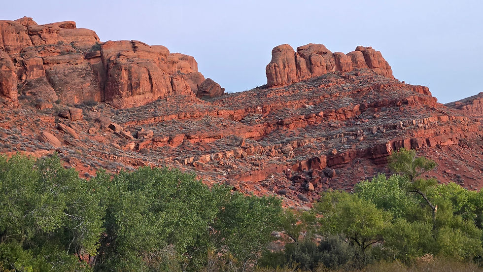 Red rock landscape in Snow Canyon