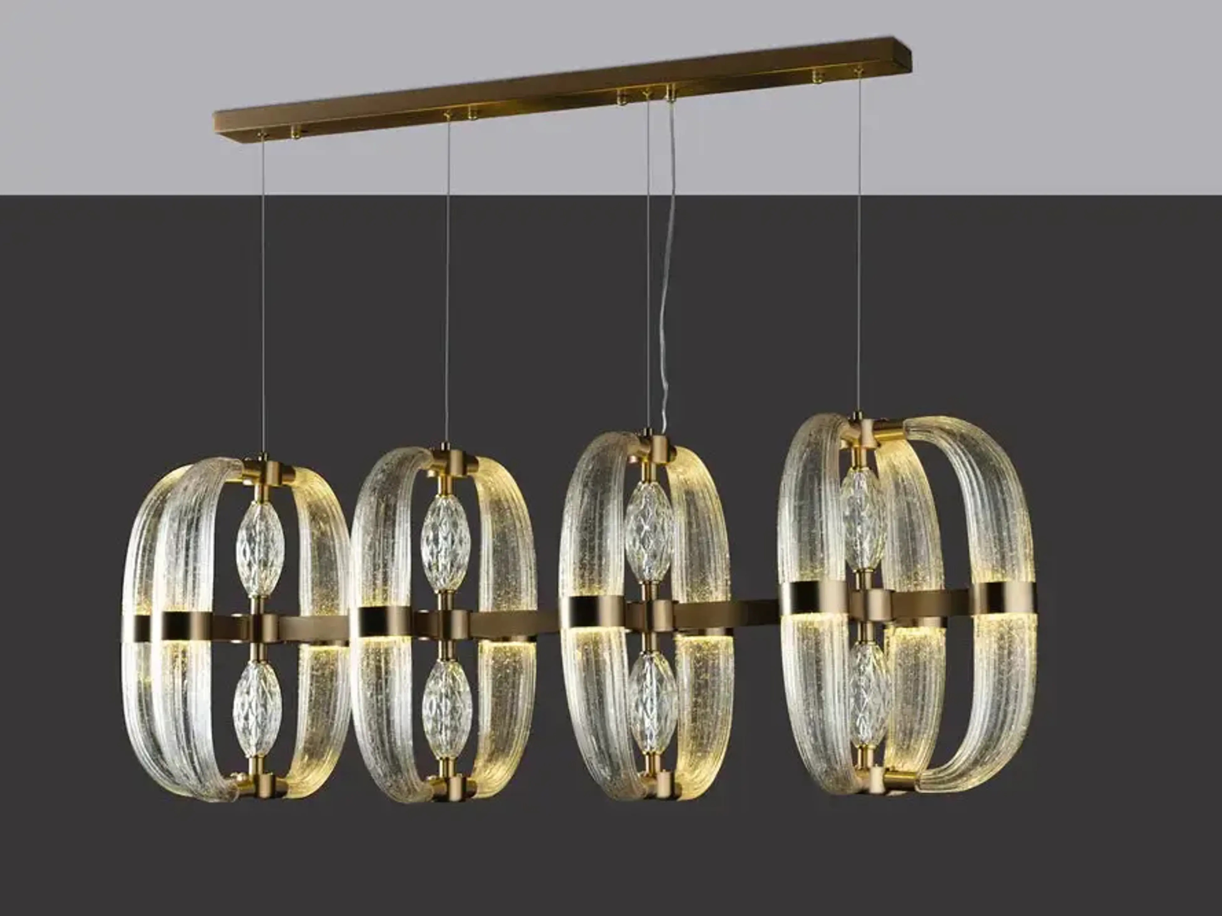 20-light LED chandelier for Dining & Living Rooms – DK14 86152/20L
