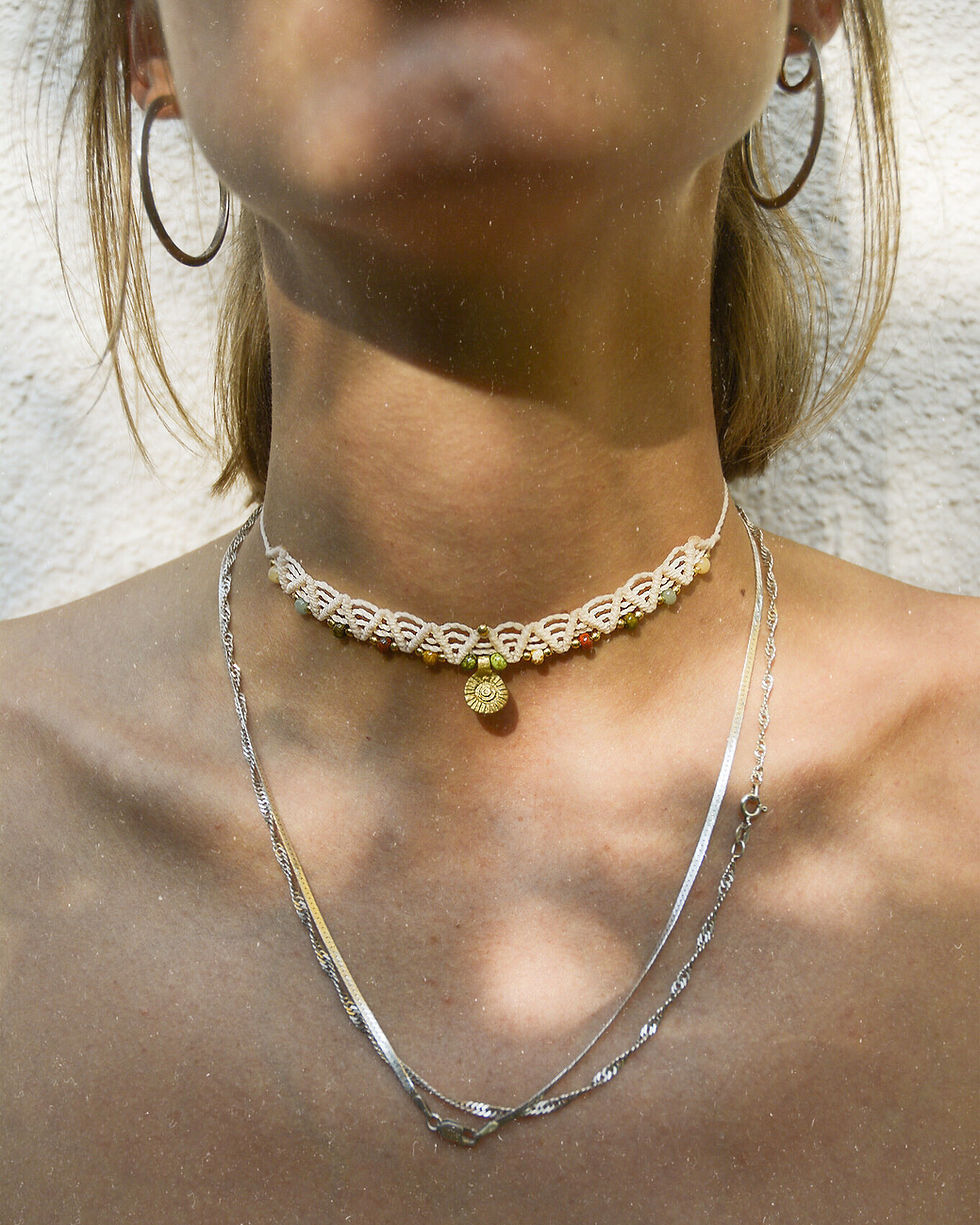 colourful majela choker