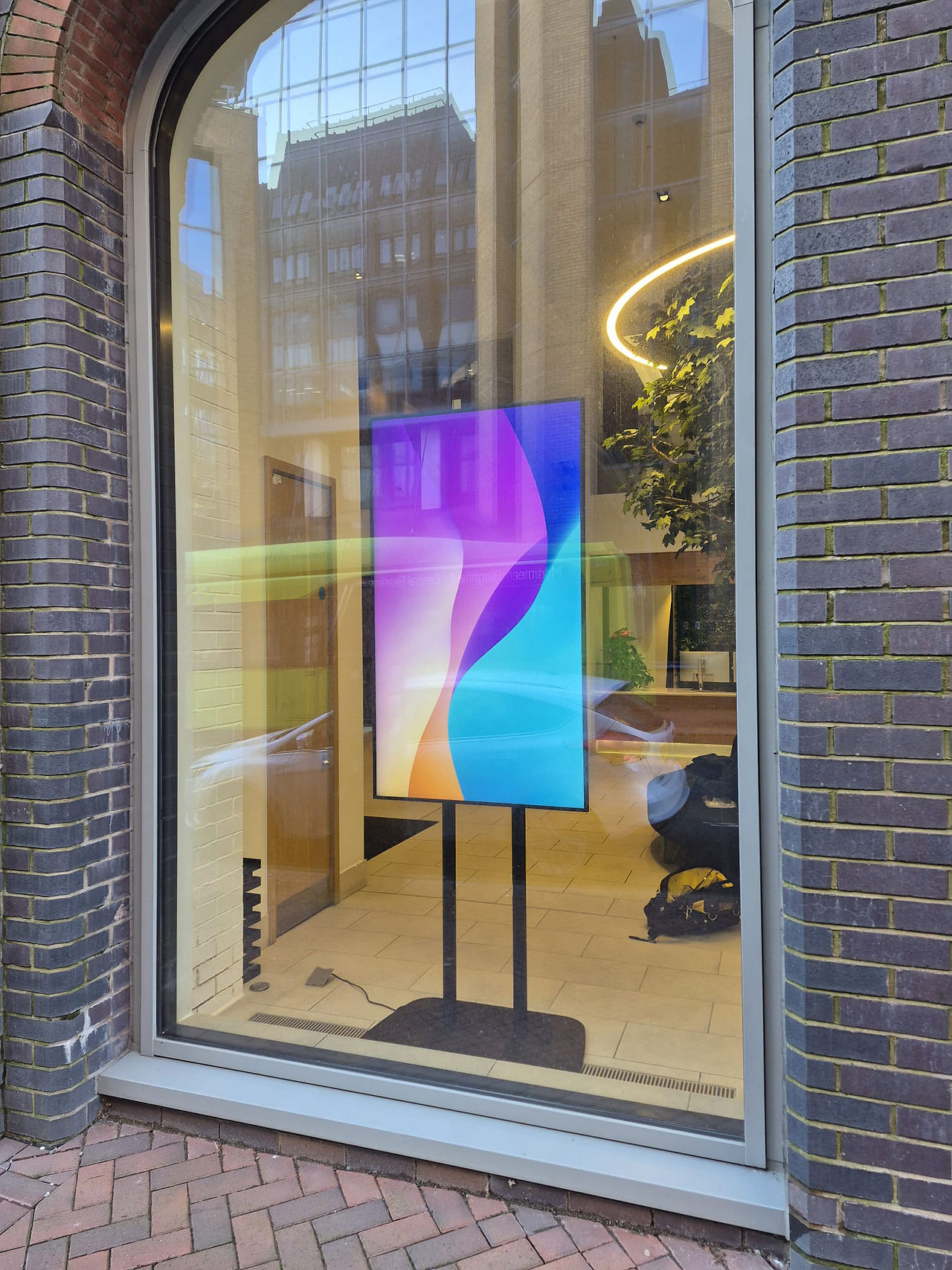 Portrait Freestanding Window Display