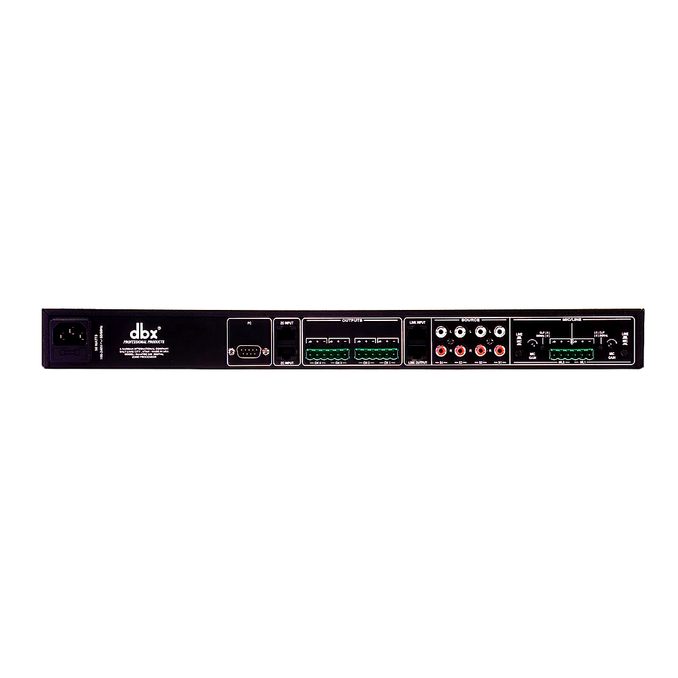 Thumbnail: DBX ZonePRO 641 6x4 Digital Zone Processor