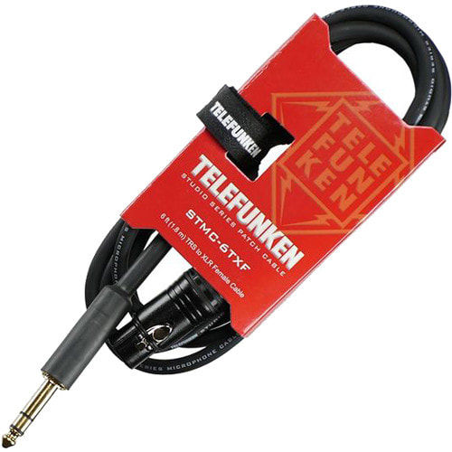 Telefunken STMC-6TXF – 6′ TRS to Female XLR Cable