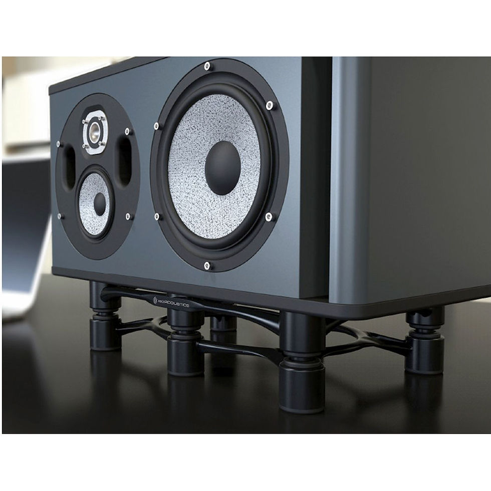 Thumbnail: IsoAcoustics Aperta 300 Sculpted Aluminum Speaker Isolation Stand (Black)